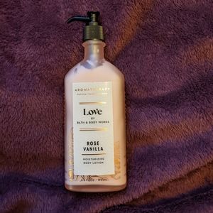Rose vanilla (Love) body lotion by bath and body works